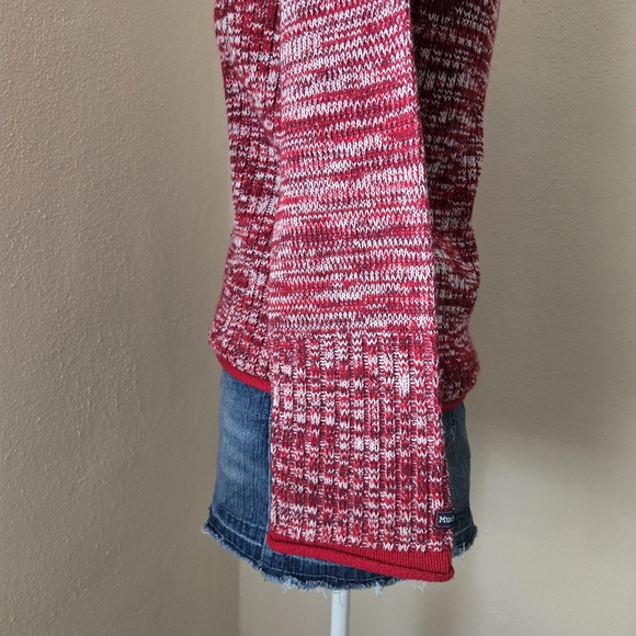 Mudd Red Marled Cowl Knit Sweater - Picture 3 of 6